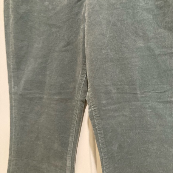 Free People steel sea velvet feel lightweight Z waist side zipper flare pant - Picture 3 of 4